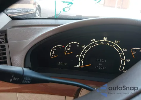 2000 Mercedes-Benz S 430 из США, поврежденный, VIN WDBNG70J7YA098595